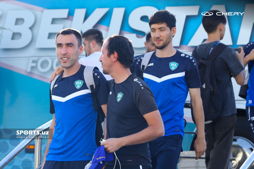 Uzbekistan national team. Trenirovka 02.09.2024